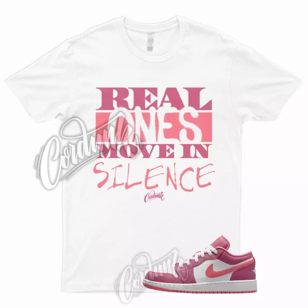 R1 T Shirt to Match 1 Low GS Desert Berry Coral Chalk White Wild Pink WMNS Jezsport.com