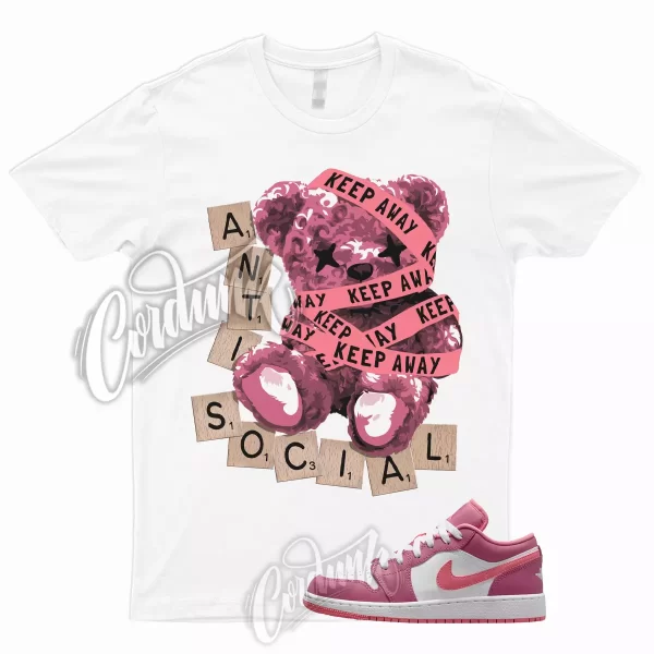 ANTI T Shirt to Match 1 Low GS Desert Berry Coral Chalk White Wild Pink WMNS Jezsport.com