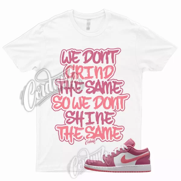 GRIND T Shirt to Match 1 Low GS Desert Berry Coral Chalk White Wild Pink WMNS Jezsport.com