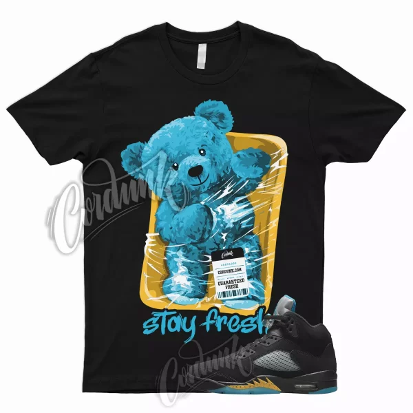 STAY T Shirt to Match 5 Aqua Black Aquatone Taxi Yellow Pollen V Tone Jezsport.com