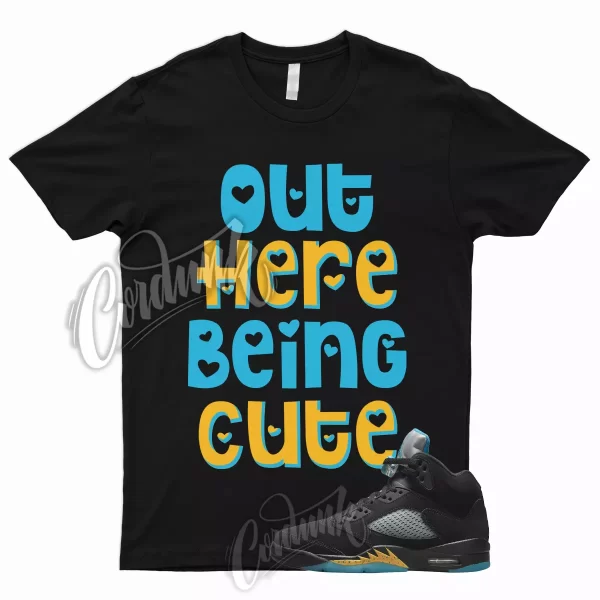 CUTE T Shirt to Match 5 Aqua Black Aquatone Taxi Yellow Pollen V Tone Jezsport.com