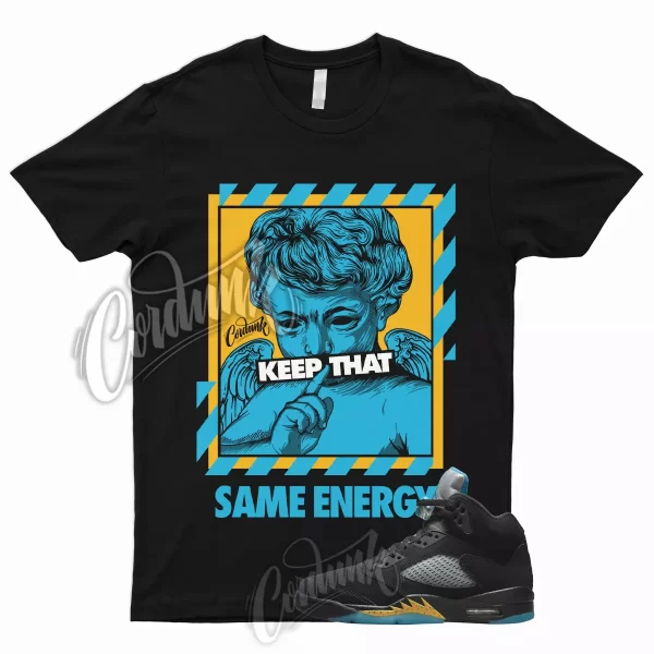 ENERGY T Shirt to Match 5 Aqua Black Aquatone Taxi Yellow Pollen V Tone Jezsport.com