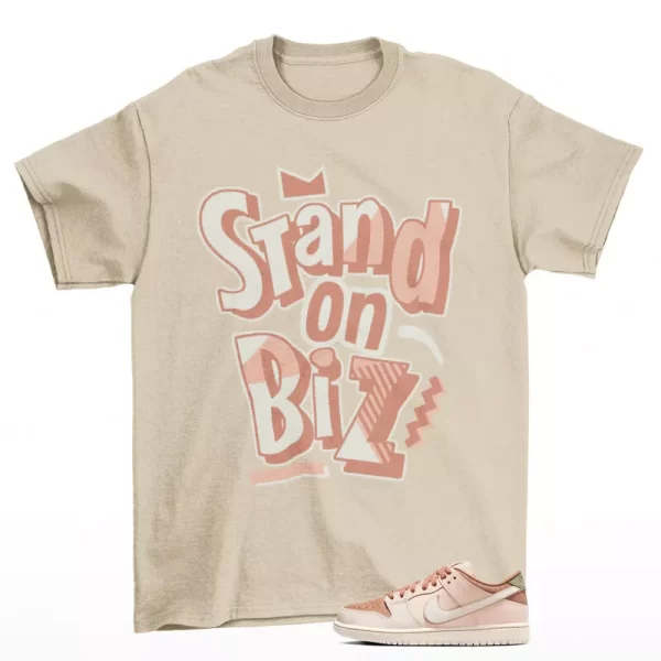 Strictly Biz Sneaker Shirt to Match Dunk Low Trocadéro Gardens FV5926-200 Jezsport.com