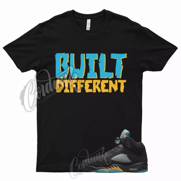 BUILT T Shirt to Match 5 Aqua Black Aquatone Taxi Yellow Pollen V Tone Jezsport.com