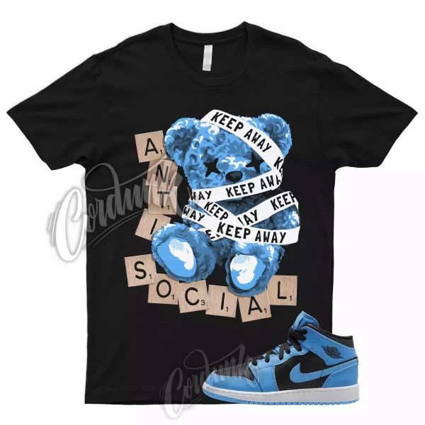 ANTI T Shirt to Match 1 Mid GS University Blue UNC Powder Carolina 6 High Low 4 Jezsport.com