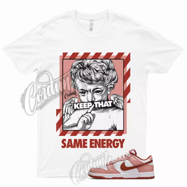 ENERGY Shirt to Match Dunk Low Red Stardust Rugged Orange White Star Dust High 1 Jezsport.com