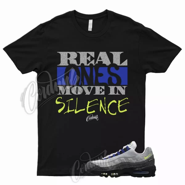 R1 T Shirt to Match Air Max 95 Kiss My Airs Silver Cement Grey Royal Volt Blue Jezsport.com