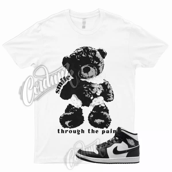 SMILE T Shirt to Match 1 Mid Panda Black White High Mid Low Retro Next Nature Jezsport.com