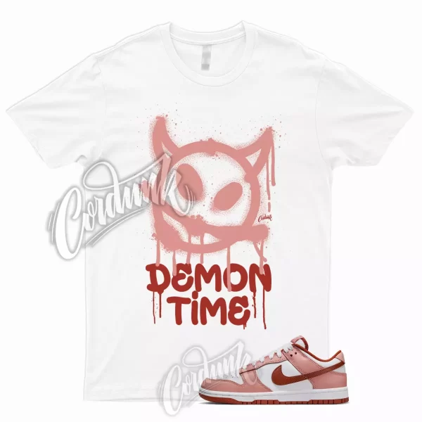 DTIME Shirt to Match Dunk Low Red Stardust Rugged Orange White Star Dust High 1 Jezsport.com