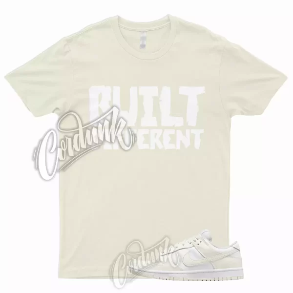 BUILT T Shirt to Match Dunk Low WMNS White Sail Coconut Milk 1 Jezsport.com