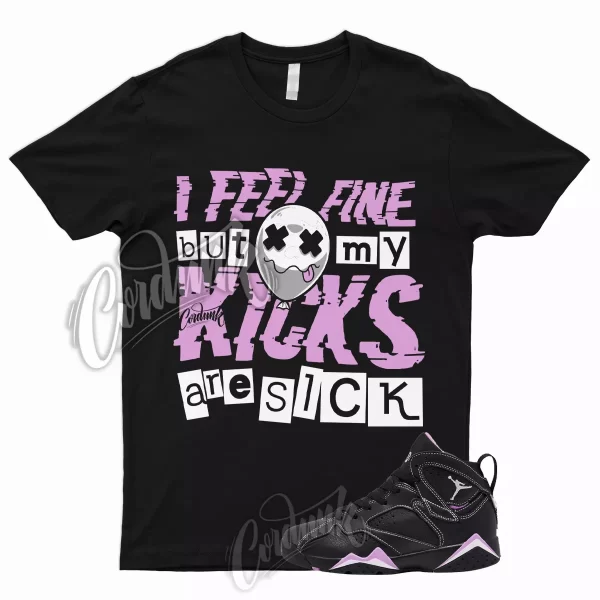 SICK T Shirt to Match 7 GS Barely Grape Rush Fuchsia 1 Mid Purple Lilac Air Jezsport.com