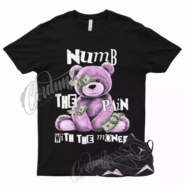 NUMB T Shirt to Match 7 GS Barely Grape Rush Fuchsia 1 Mid Purple Lilac Air Jezsport.com