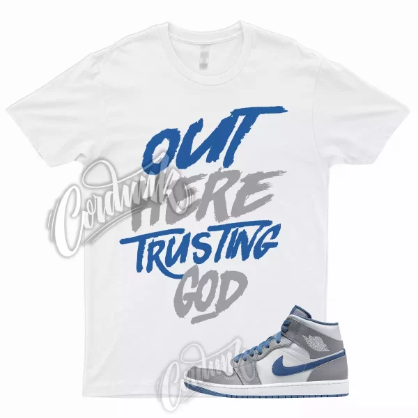 TG T Shirt for 1 Mid True Blue Cement Shadow Grey 3 Low High Dunk Jordan Jezsport.com