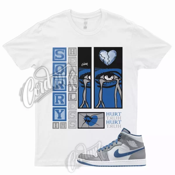 SORRY T Shirt for 1 Mid True Blue Cement Shadow Grey 3 Low High Dunk Jordan Jezsport.com