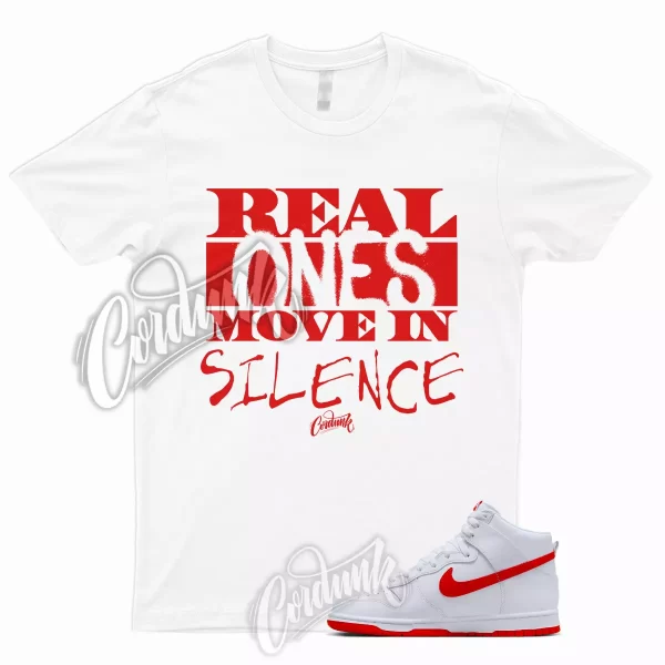 R1 T Shirt to Match Dunk High Picante Red White Hi Retro Jezsport.com