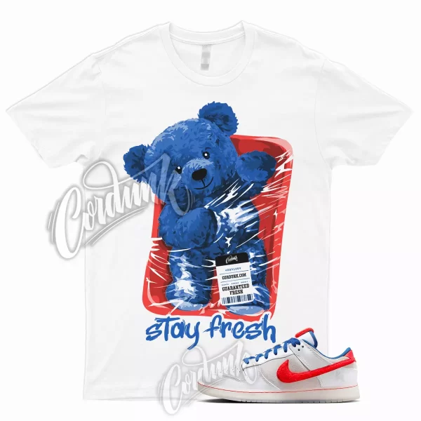 STAY T Shirt to Match Dunk Low Year of the Rabbit White Crimson Varsity Royal 1 Jezsport.com