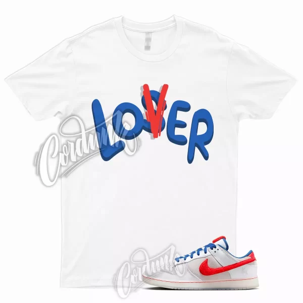 LO T Shirt to Match Dunk Low Year of the Rabbit White Crimson Varsity Royal 1 Jezsport.com