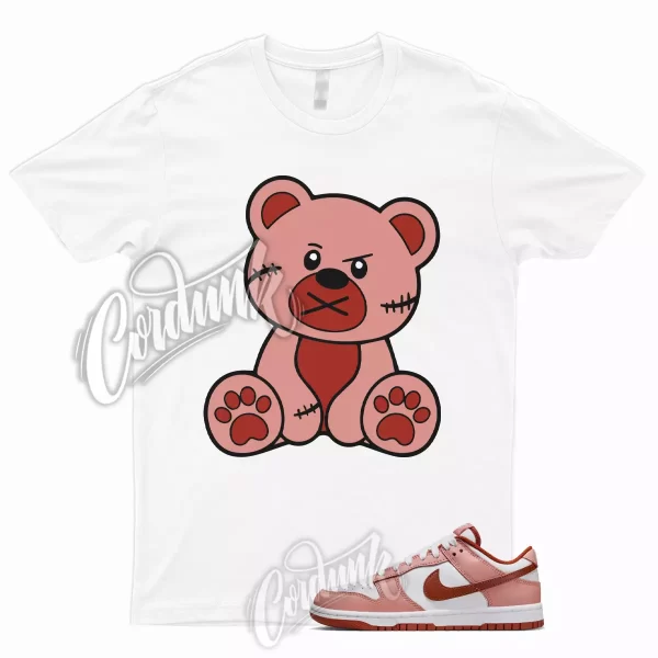 BEAR T Shirt to Match Dunk Low Red Stardust Rugged Orange White Star Dust High 1 Jezsport.com