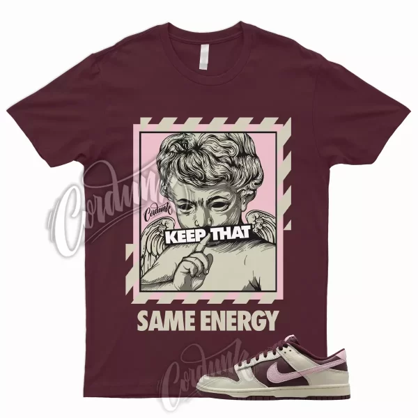 ENERGY Shirt to Match Dunk Low Valentines Day Pale Ivory Medium Soft Pink Night Jezsport.com