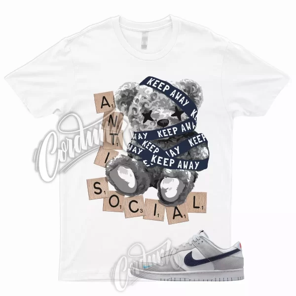 ANTI T Shirt to Match Dunk Low White Grey Navy Aqua Red Mini Georgetown 3 Jezsport.com