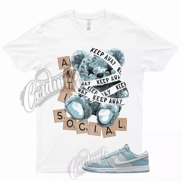 ANTI T Shirt to Match Dunk Low Worn Blue Grey Fog Retro Fleece Light Baby UNC Jezsport.com