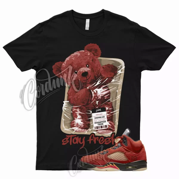 STAY T Shirt to Match 5 Mars for Her Martian Sunrise Fire Red Bright Mandarin 1 Jezsport.com