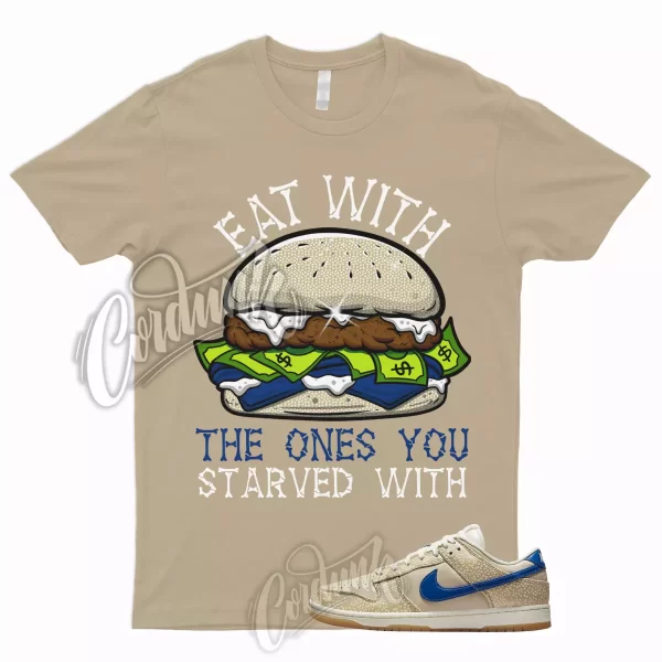 EAT T Shirt for Dunk Low Montreal Bagel Sesame Blue Jay Sail Sand Drift To Match Jezsport.com