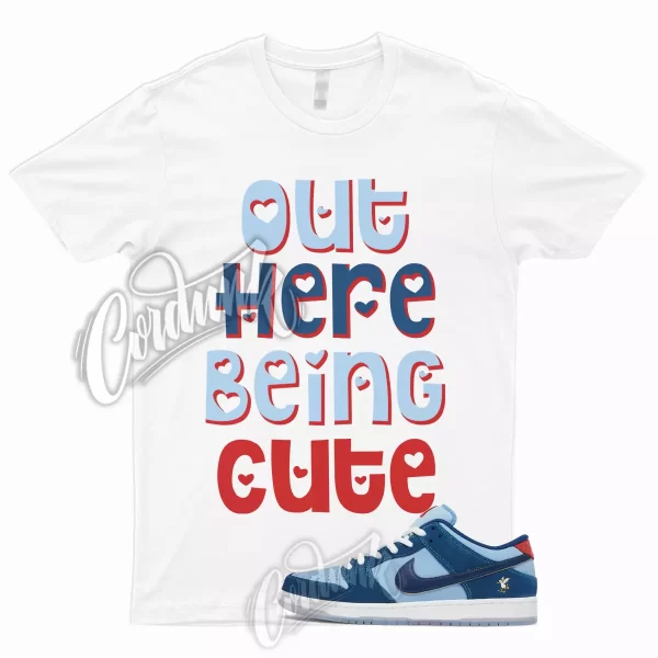 CUTE T Shirt SB Dunk Low Why So Sad Coastal Blue Light Current Yellow Red Match Jezsport.com