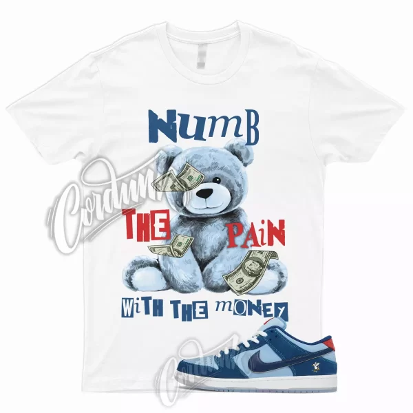 NUMB T Shirt SB Dunk Low Why So Sad Coastal Blue Light Current Yellow Red Match Jezsport.com