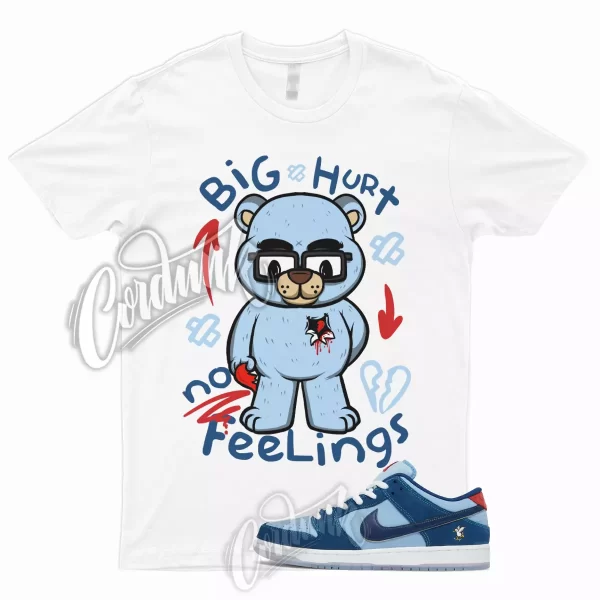 HURT T Shirt SB Dunk Low Why So Sad Coastal Blue Light Current Yellow Red Match Jezsport.com