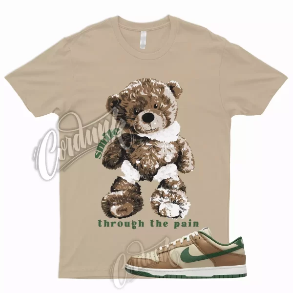 SMILE T Shirt for Dunk Low Tan Green Rattan Gorge Sail Dark Driftwood To Match 1 Jezsport.com