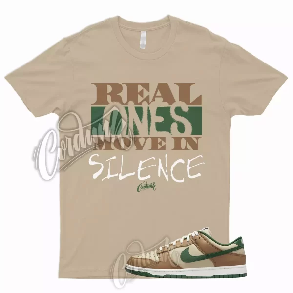 REAL T Shirt for Dunk Low Tan Green Rattan Gorge Sail Dark Driftwood To Match 1 Jezsport.com