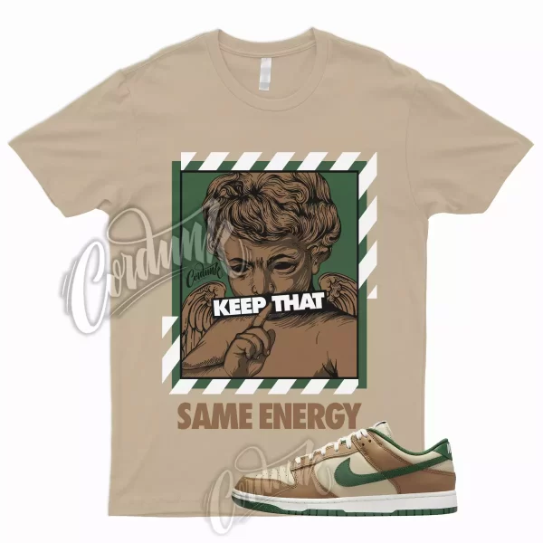 ENERGY Shirt for Dunk Low Tan Green Rattan Gorge Sail Dark Driftwood To Match 1 Jezsport.com