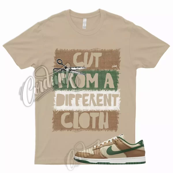 CUT T Shirt for Dunk Low Tan Green Rattan Gorge Sail Dark Driftwood To Match 1 Jezsport.com