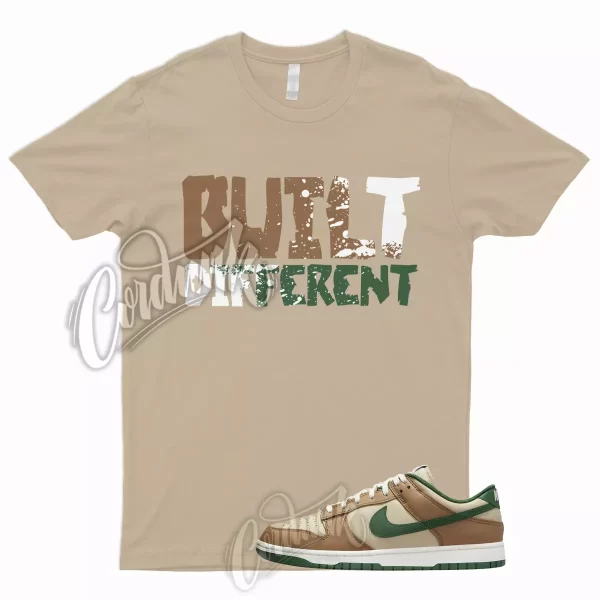 BUILT T Shirt for Dunk Low Tan Green Rattan Gorge Sail Dark Driftwood To Match 1 Jezsport.com