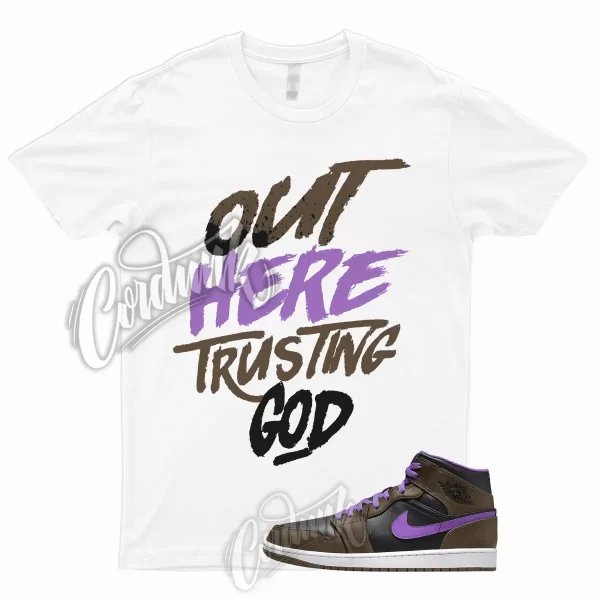 TG T Shirt for AJ1 1 White Low Palomino Wild Berry Jordan Brown To Match Mid Jezsport.com