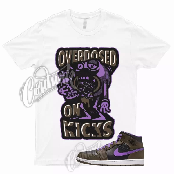 OD T Shirt for AJ1 1 White Low Palomino Wild Berry Jordan Brown To Match Mid Jezsport.com