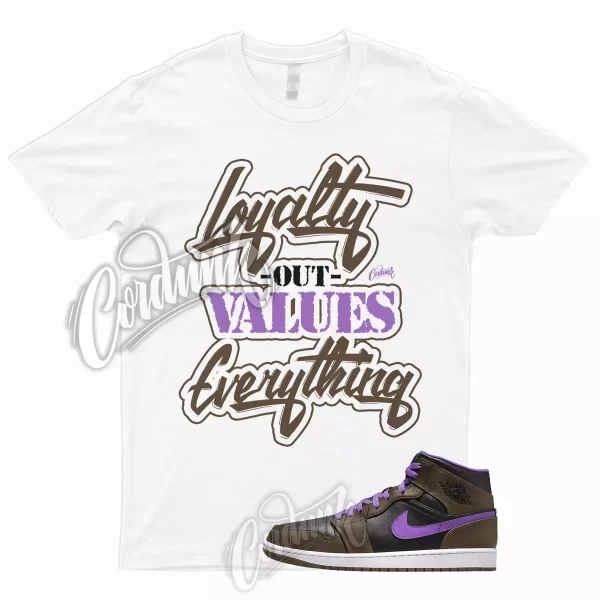 LYLTY T Shirt for AJ1 1 White Low Palomino Wild Berry Jordan Brown To Match Mid Jezsport.com