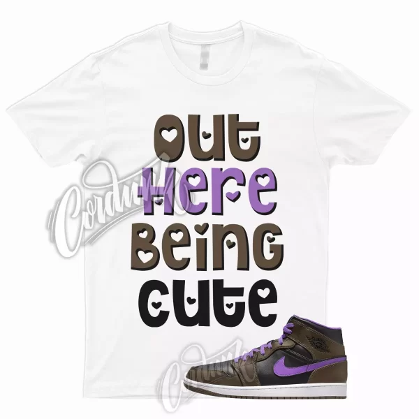 CUTE T Shirt for AJ1 1 Black Mid Palomino Wild Berry Jordan Brown To Match Low Jezsport.com