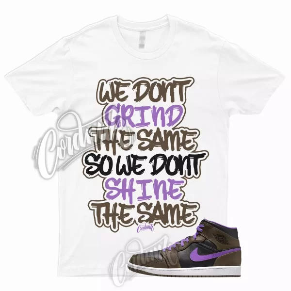 GRIND T Shirt for AJ1 1 Black Mid Palomino Wild Berry Jordan Brown To Match Low Jezsport.com