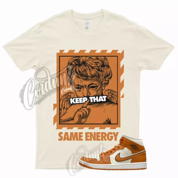 ENERGY T Shirt for AJ1 1 Mid SE WMNS Coconut Milk Sport Spice To Match Dunk Low Jezsport.com