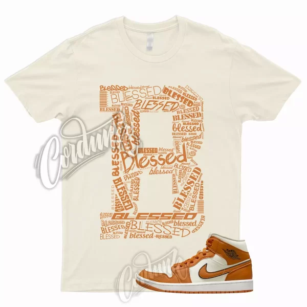 BLESSED T Shirt for AJ1 1 Mid SE WMNS Coconut Milk Sport Spice To Match Dunk Low Jezsport.com