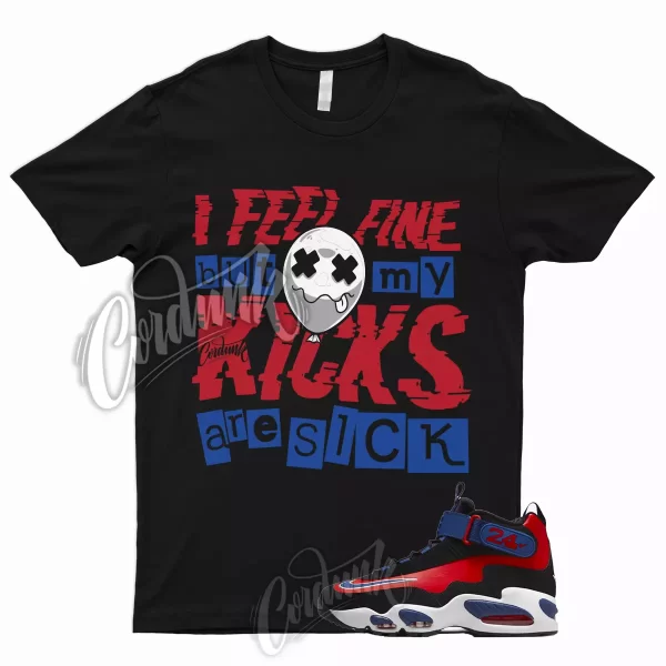 SICK T Shirt for Black USA Griffey Air Max 1 Deep Royal University Red To Match Jezsport.com