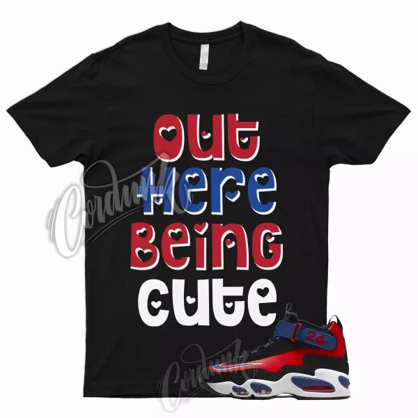 CUTE T Shirt for Black USA Griffey Air Max 1 Deep Royal University Red To Match Jezsport.com