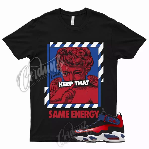 ENERGY Shirt for Black USA Griffey Air Max 1 Deep Royal University Red To Match Jezsport.com