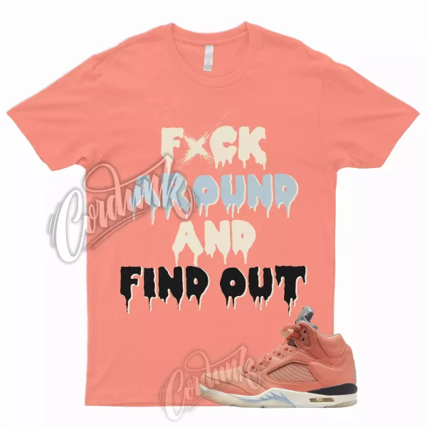 FAFO T for 5 Crimson Bliss Leche Blue Sail Shirt To Match 5 Coral DJ Best Jezsport.com