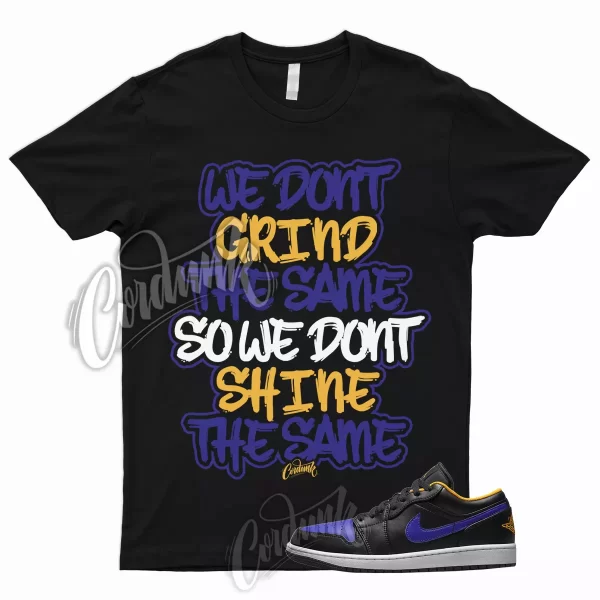 GRIND T Shirt for AJ1 1 Low Black Dark Concord Taxi Lakers Mid High To Match Jezsport.com