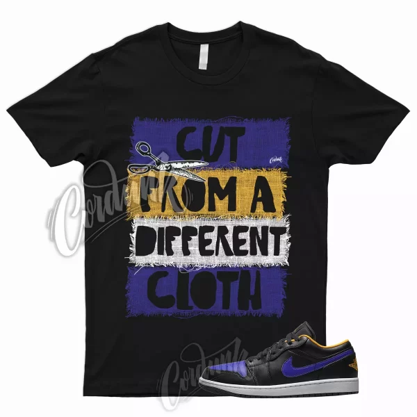 CUT T Shirt for AJ1 1 Low Black Dark Concord Taxi Lakers Mid High To Match Jezsport.com