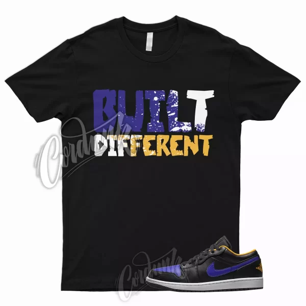 BUILT T Shirt for AJ1 1 Low Black Dark Concord Taxi Lakers Mid High To Match Jezsport.com