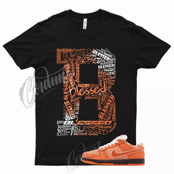 BLESSED T Shirt for Orange Lobster Dunk SB Low Frost Electro Starfish To Match 1 Jezsport.com